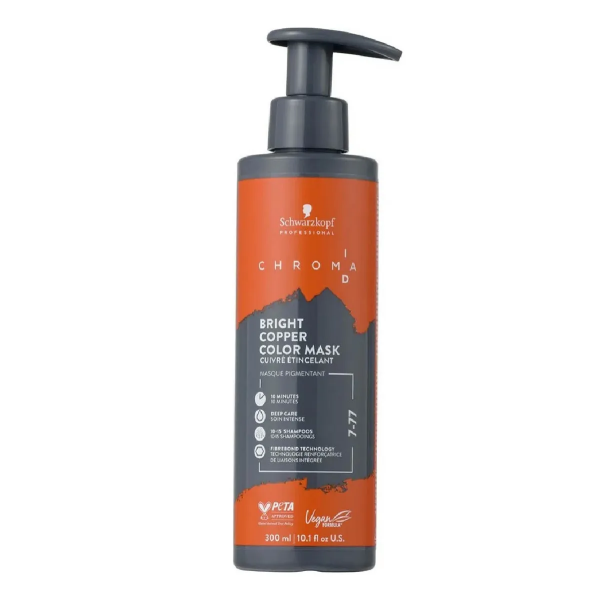 D_NQ_NP_2X_723534-MLA99402301640_112025-F Mascarilla Chroma Id Bonding Color 7-77 Naranja 300ml Schwarzkopf