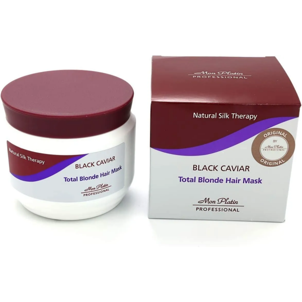 D_NQ_NP_2X_742276-MLA99357768380_112025-F Mascarilla Capilar Tratamiento Cabello Maltratado Rubio Mon Platin Total Blonde 500ml