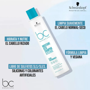 Shampoo Bonacure Moisture Kick Elasticidad Y Suavidad 250ml