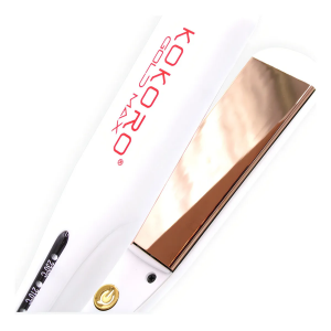 Plancha Para Cabello Kokoro Gold Max Blanca Color Blanco